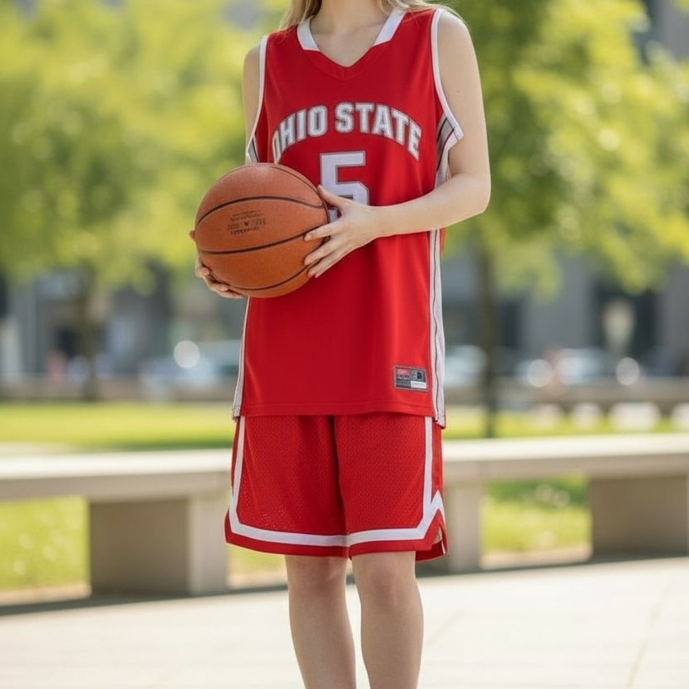 Ohio State Red Basketball Jersey - Picture 2 of 7